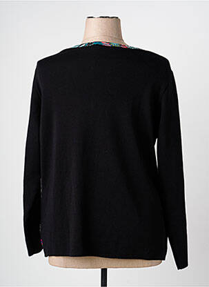Gilet manches longues col rond noir TELMAIL femme