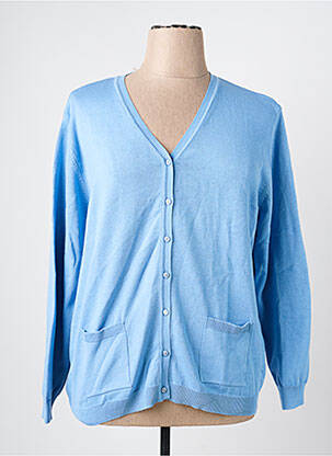 Gilet manches longues stretch bleu GRIFFON femme