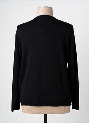 Gilet manches longues col rond noir TELMAIL femme