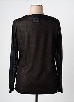 Top stretch manches longues noir PAUSE CAFE femme