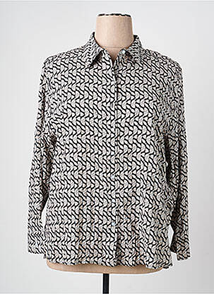 Chemisier imprimé fantaisie manches longues gris OLSEN femme