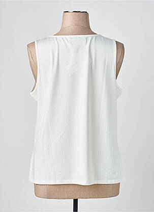 Top stretch sans manche blanc CONCEPT K femme