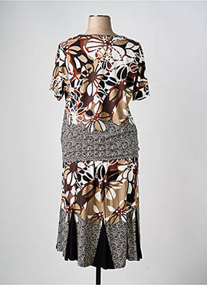 Ensemble jupe coupe cintrée beige PAUPORTÉ femme