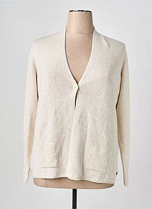 Gilet manches longues stretch beige OLSEN femme