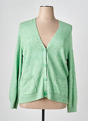 Gilet manches longues stretch vert OLSEN femme