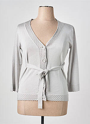 Gilet manches longues stretch gris KATMAI femme