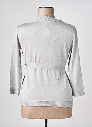 Gilet manches longues stretch gris KATMAI femme
