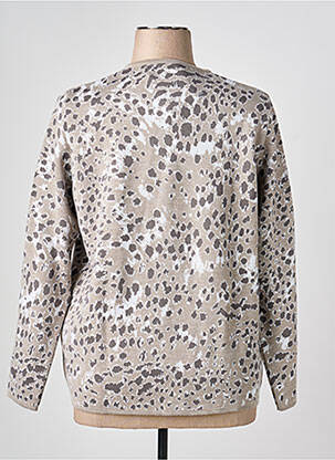 Veste casual col rond gris I.ODENA femme