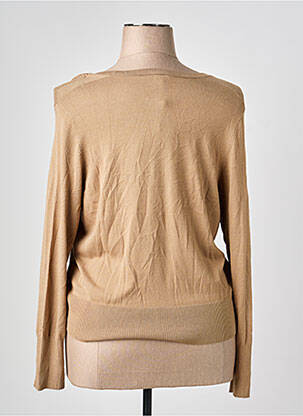 Gilet manches longues stretch marron OLSEN femme