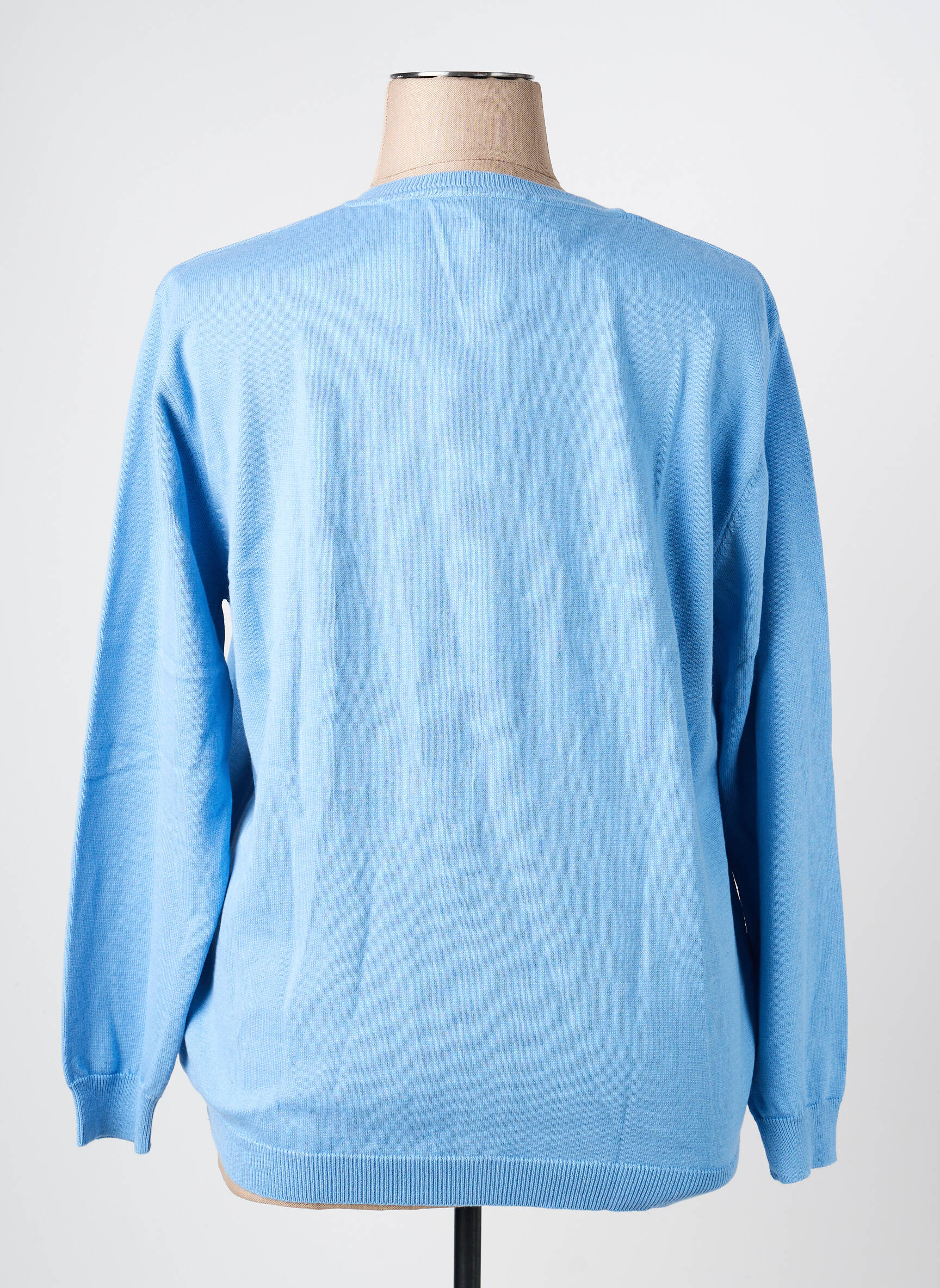 Gilet manches longues stretch bleu GRIFFON femme