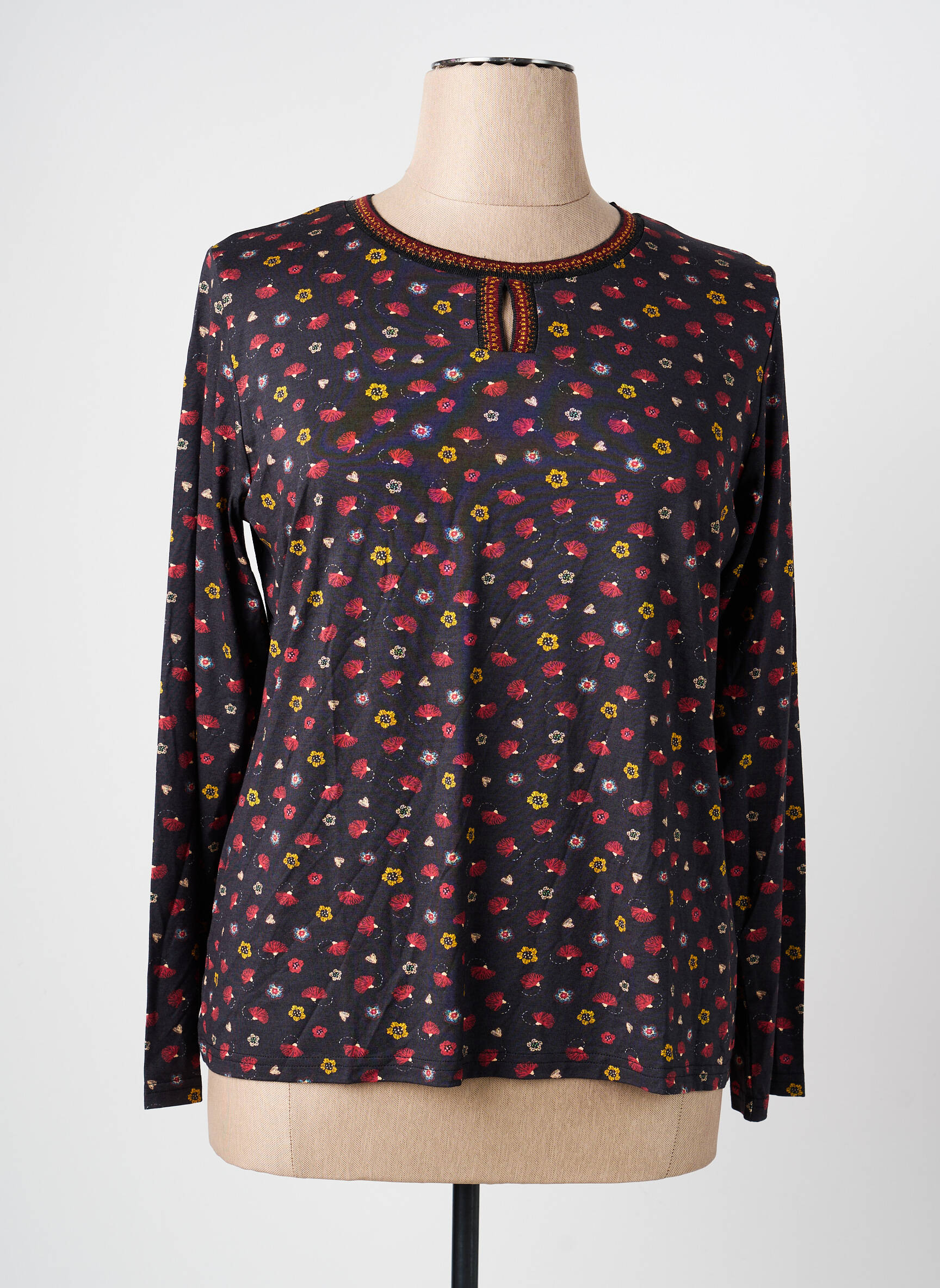 T-shirt manches longues manches longues gris TELMAIL femme