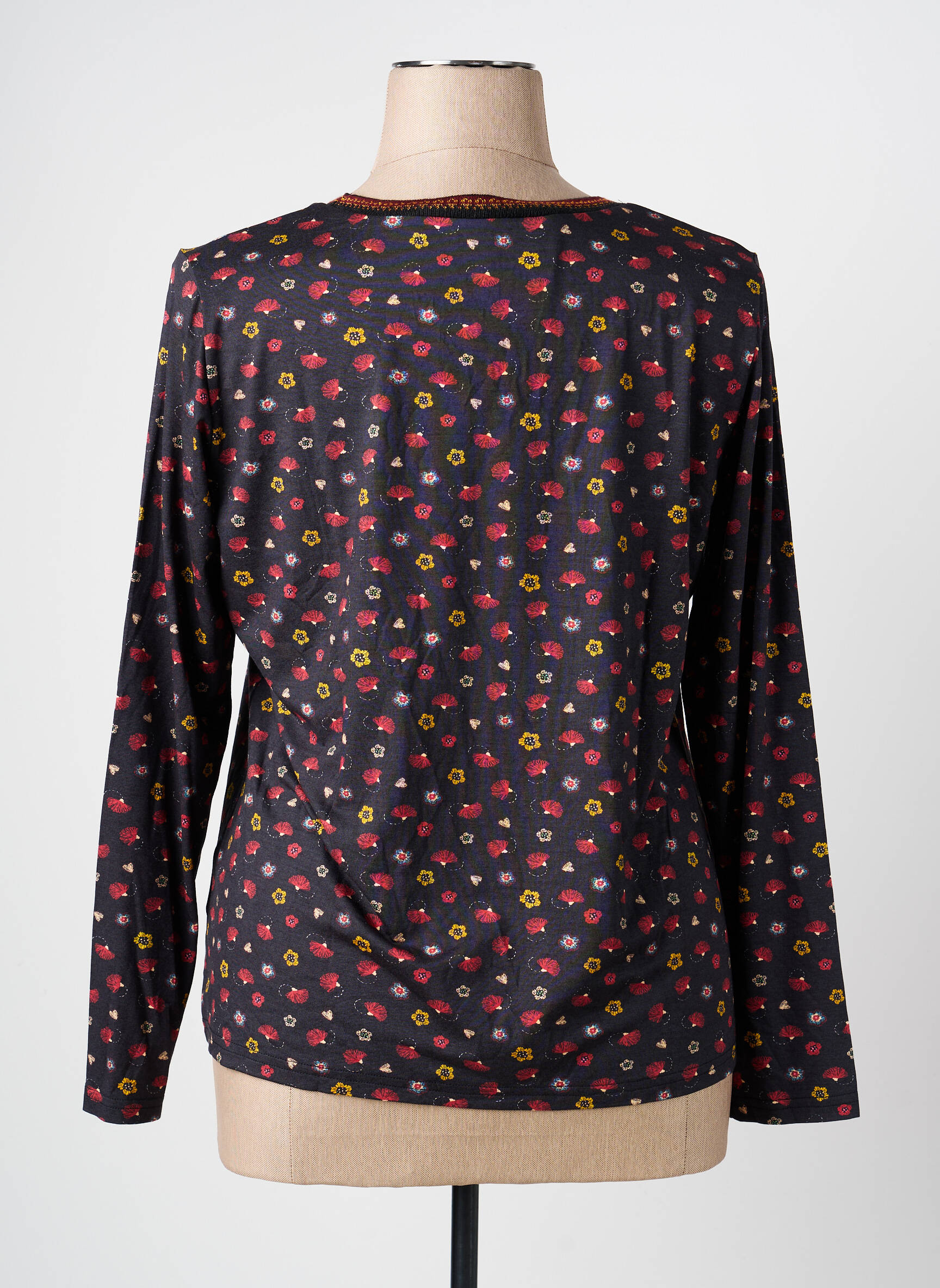 T-shirt manches longues manches longues gris TELMAIL femme