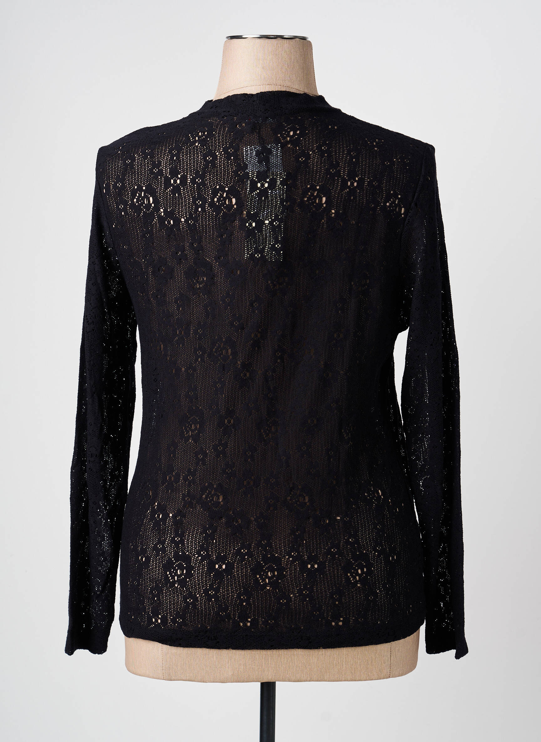 Top stretch manches longues noir KATMAI femme