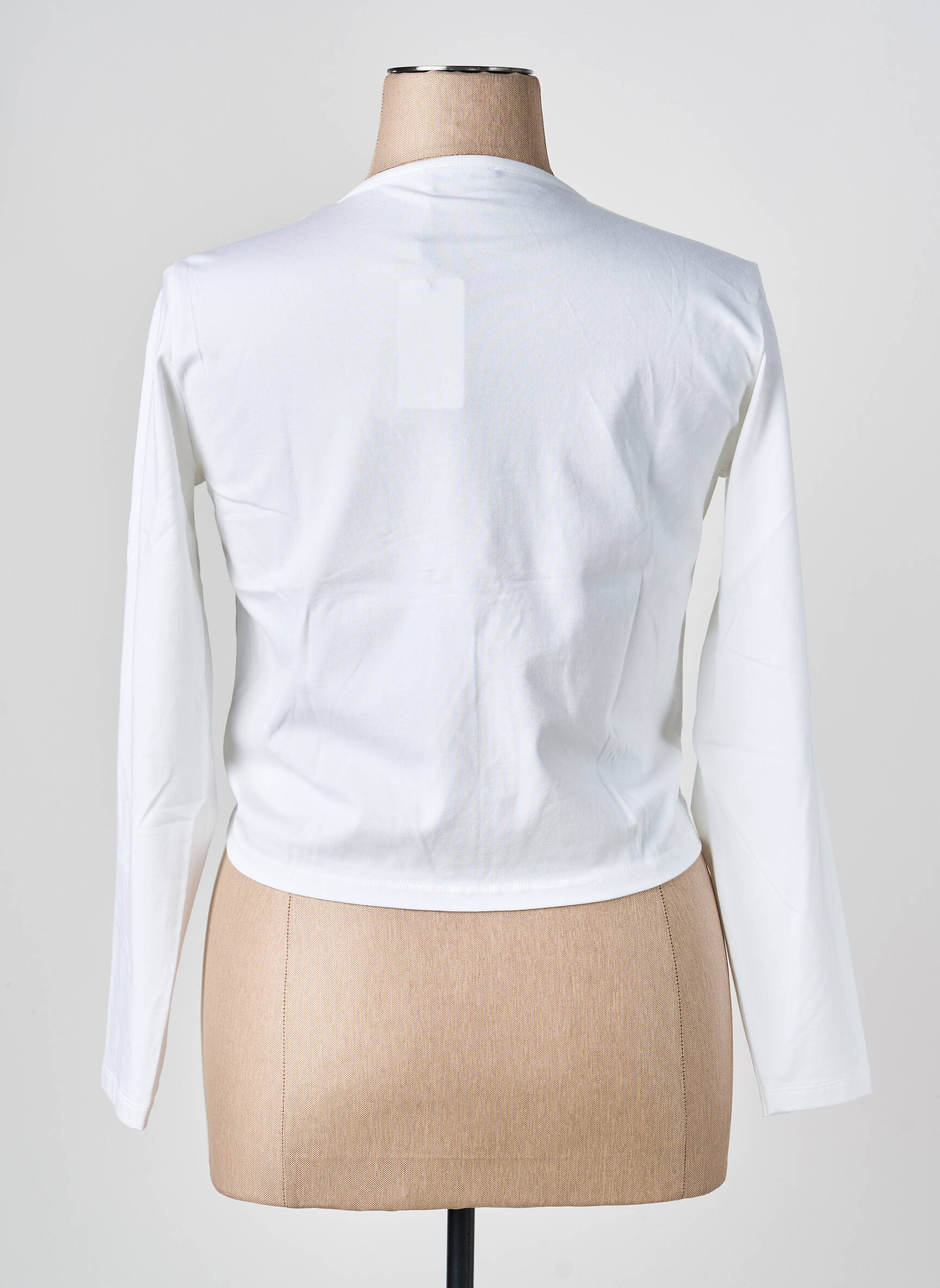 Gilet cache-cœur stretch blanc KATMAI femme