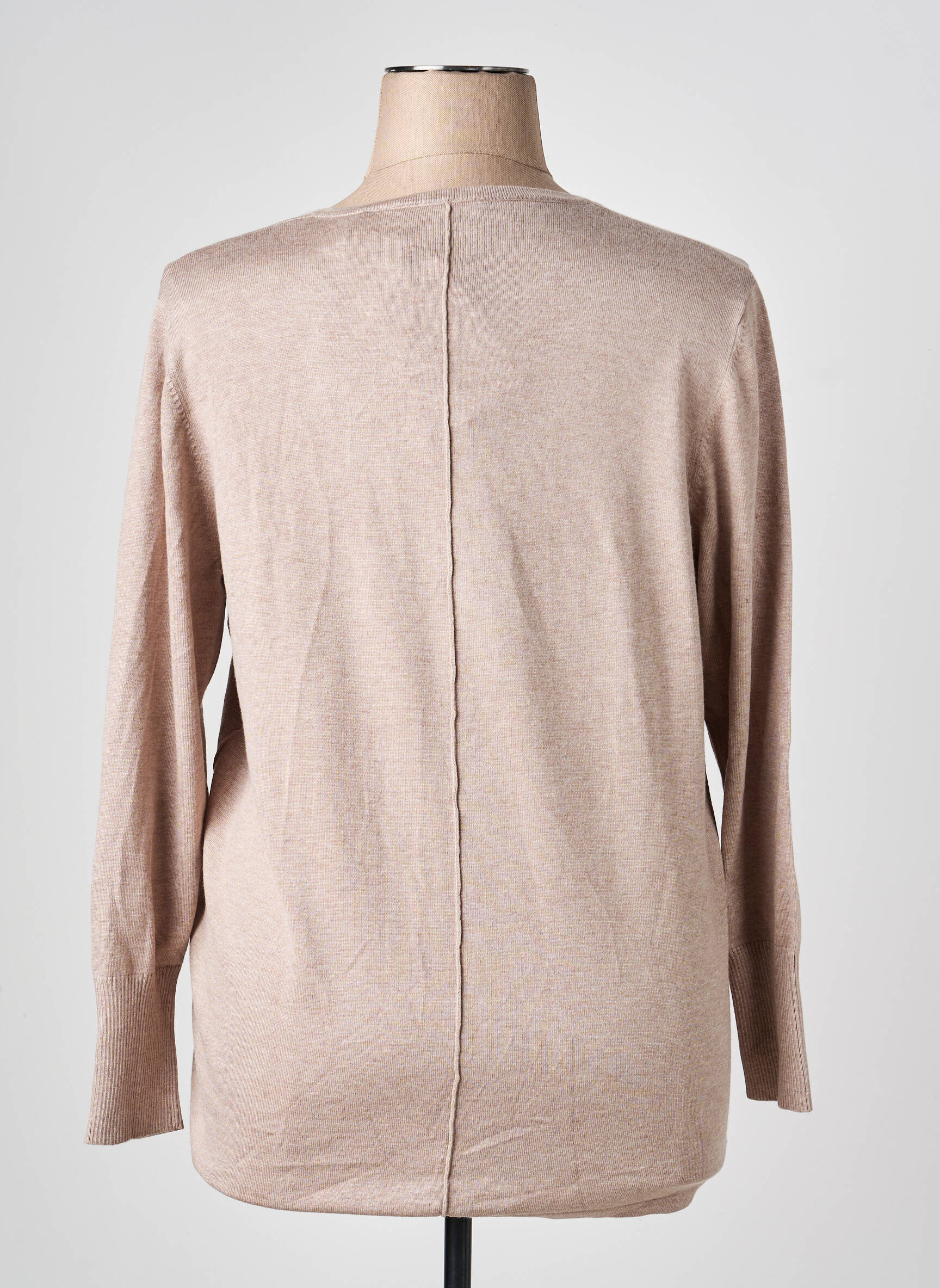 Gilet manches longues stretch beige RABE femme