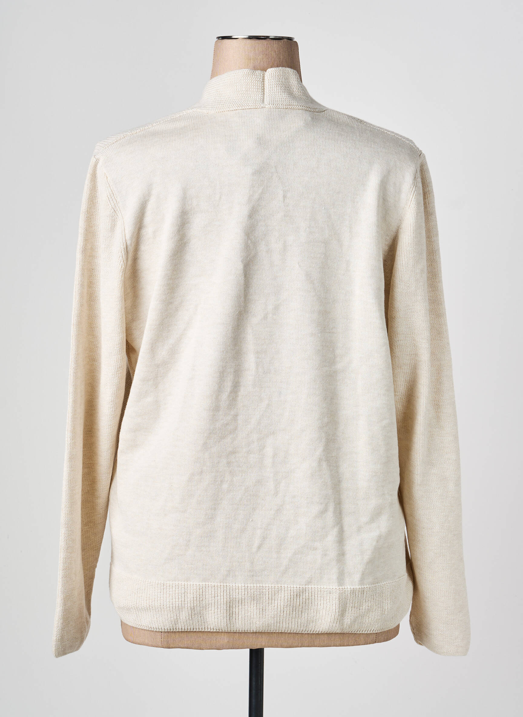 Gilet manches longues stretch beige OLSEN femme