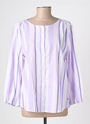 Chemisier coupe droite manches longues violet STREET ONE femme
