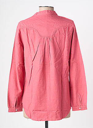 Chemisier coupe droite manches longues rose GARCIA femme