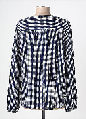 Chemisier imprimé fantaisie manches longues bleu STREET ONE femme