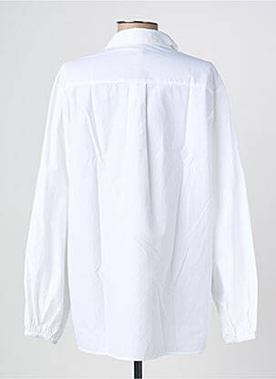 Chemisier coupe droite manches longues blanc SOYACONCEPT femme