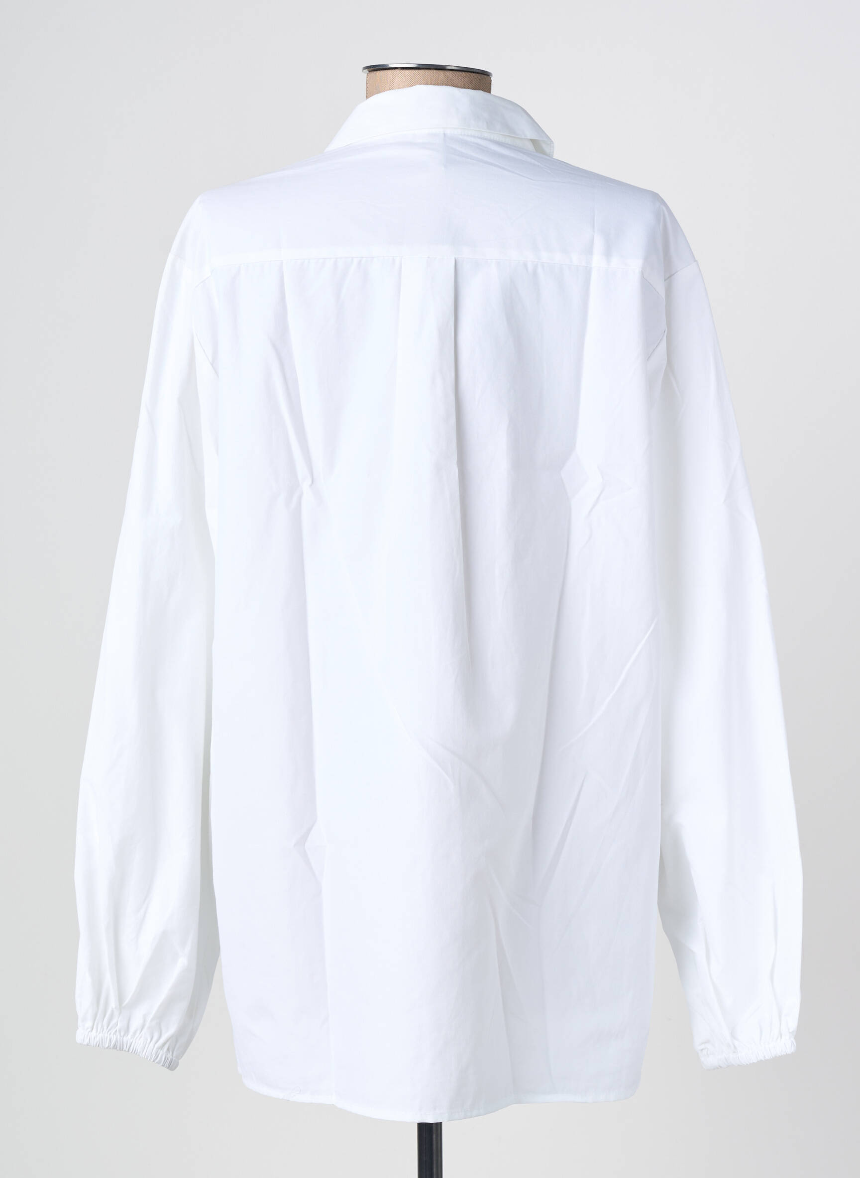 Chemisier coupe droite manches longues blanc SOYACONCEPT femme