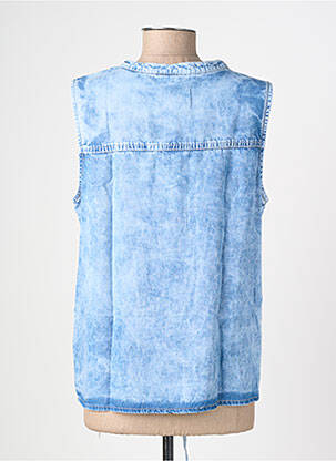 Chemisier manches courtes manches courtes bleu STREET ONE femme