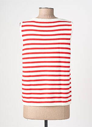 T-shirt coupe droite manches courtes rouge STREET ONE femme