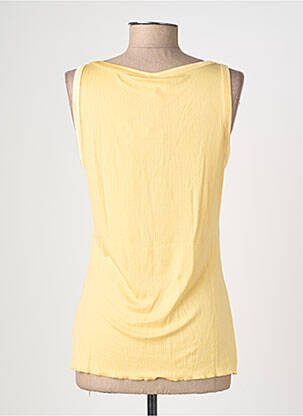 Débardeur stretch sans manche jaune SOYACONCEPT femme