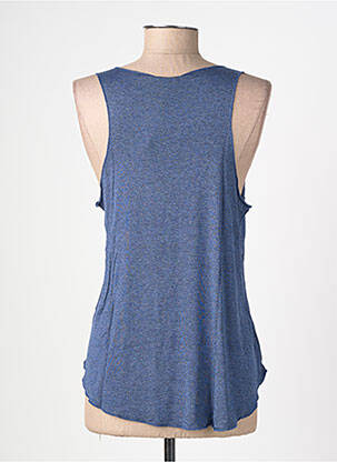 Débardeur coupe droite sans manche bleu MINDELO BAY femme