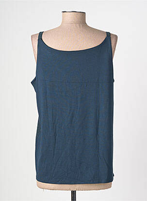 Top stretch sans manche bleu STREET ONE femme