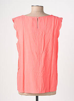 Top col v sans manche orange STREET ONE femme