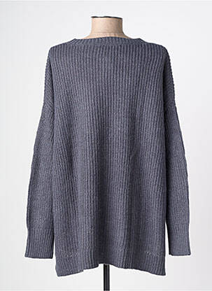 Pull coupe droite manches longues gris LES TROPEZIENNES PAR M.BELARBI femme