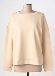 Sweat-shirt manches longues manches longues beige STREET ONE femme