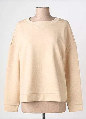 Sweat-shirt manches longues manches longues beige STREET ONE femme