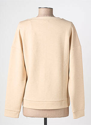 Sweat-shirt manches longues manches longues beige STREET ONE femme