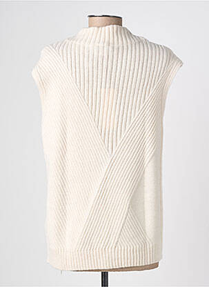 Pull coupe droite sans manche beige STREET ONE femme