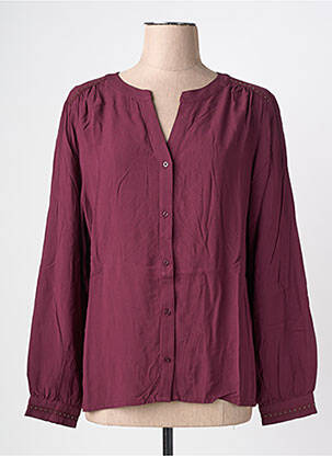 Chemisier coupe fluide manches longues violet STREET ONE femme