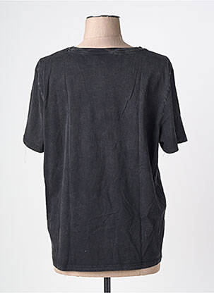 T-shirt coupe droite manches courtes noir GARCIA femme