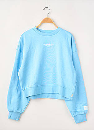 Sweat-shirt manches longues manches longues bleu GARCIA fille