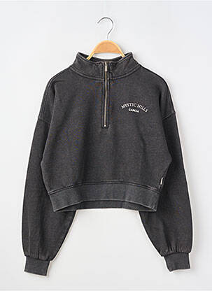 Sweat-shirt manches longues manches longues noir GARCIA fille
