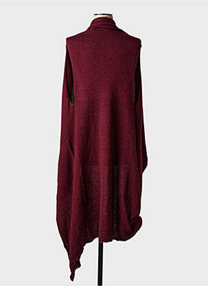 Gilet sans manche col v rouge ESCORPION femme