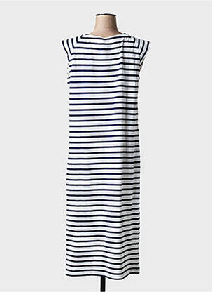 Robe longue manches courtes manches courtes bleu ARMOR LUX femme