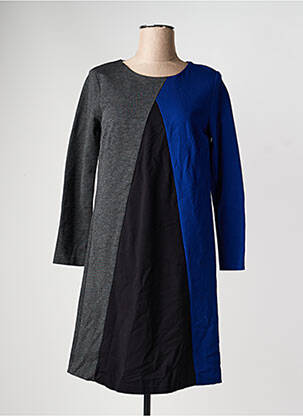 Robe courte manches 3/4 manches 3/4 gris PAUPORTÉ femme