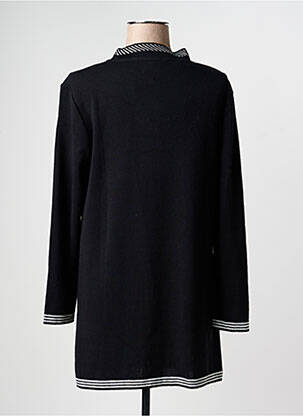 Robe pull stretch manches longues noir RODAM femme