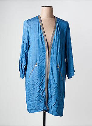 Veste casual poches bleu FRANCK ANNA femme
