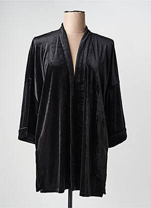 Veste kimono col v noir OLSEN femme