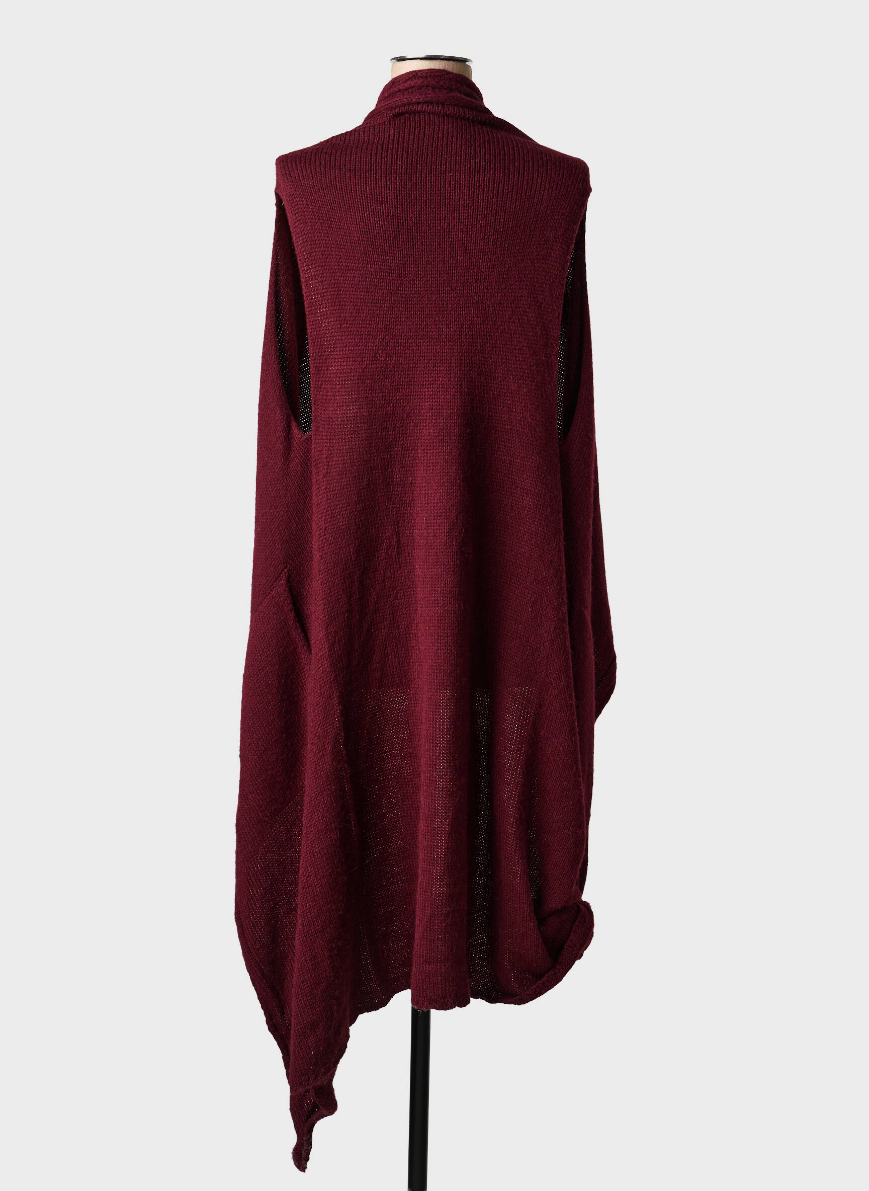 Gilet sans manche col v rouge ESCORPION femme