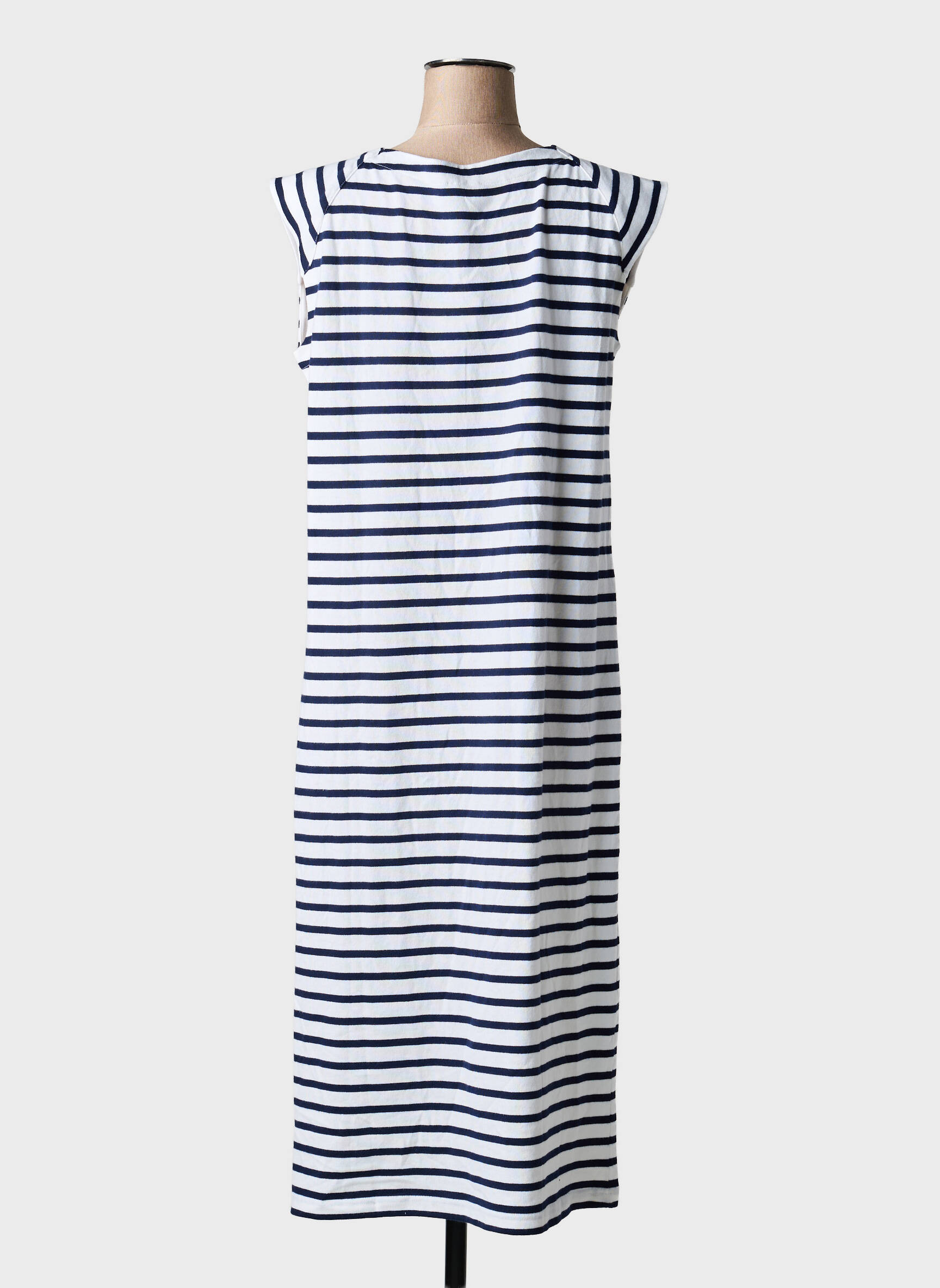 Robe longue manches courtes manches courtes bleu ARMOR LUX femme