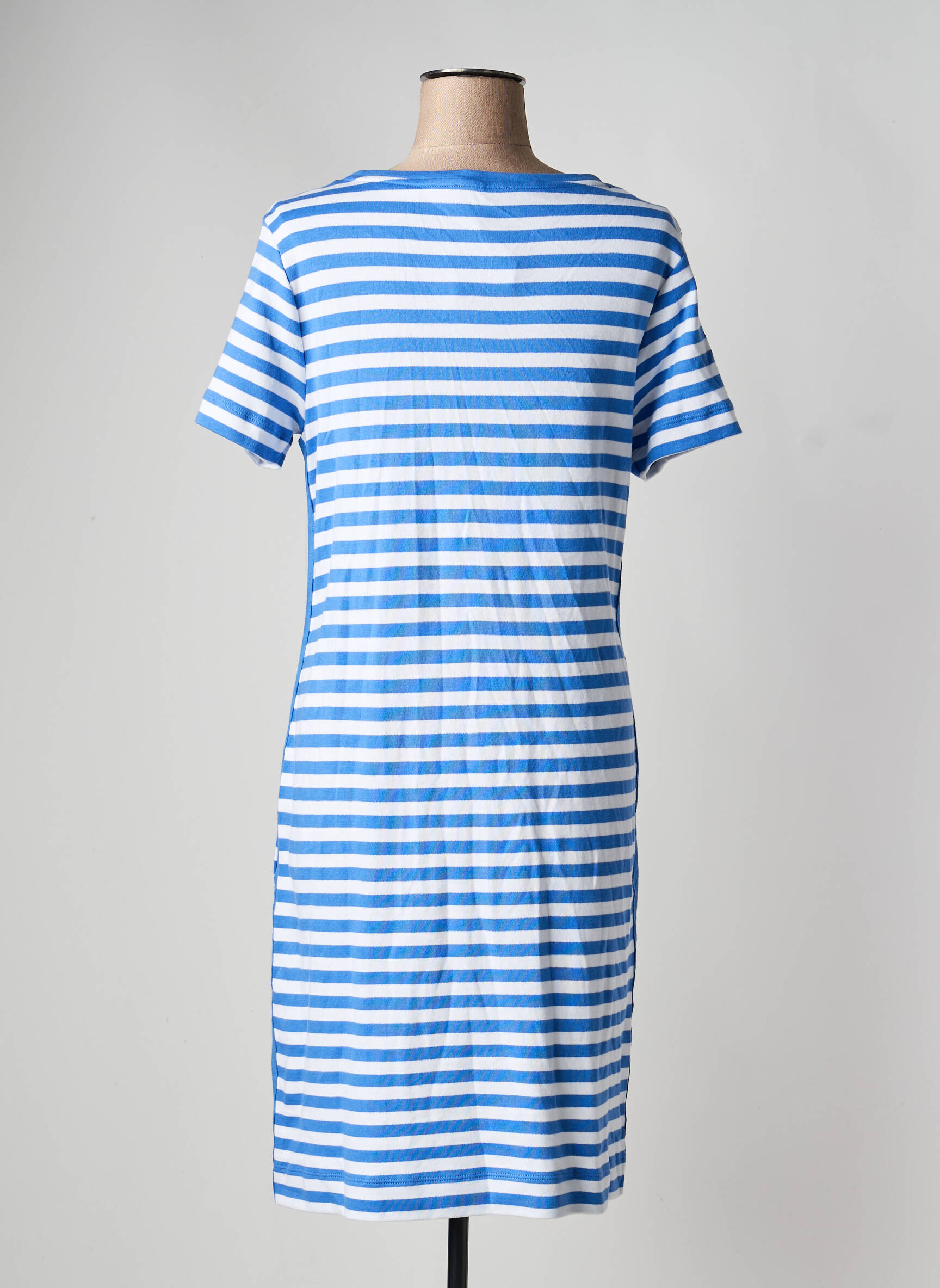 Robe mi-longue manches courtes manches courtes bleu OLSEN femme