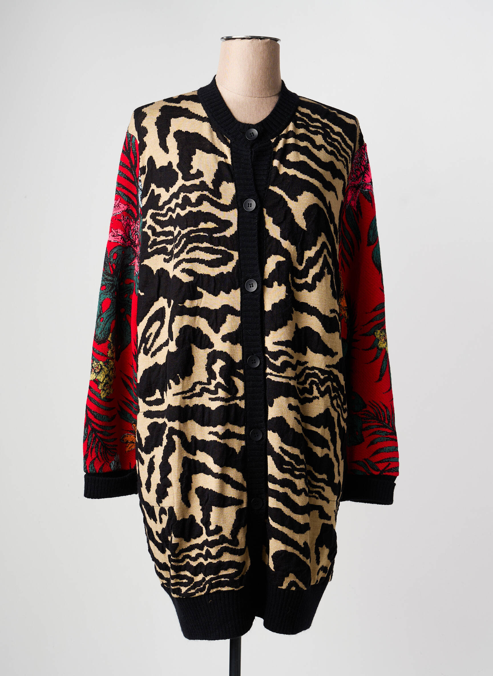 Gilet manches longues col rond noir ALDO MARTIN'S femme